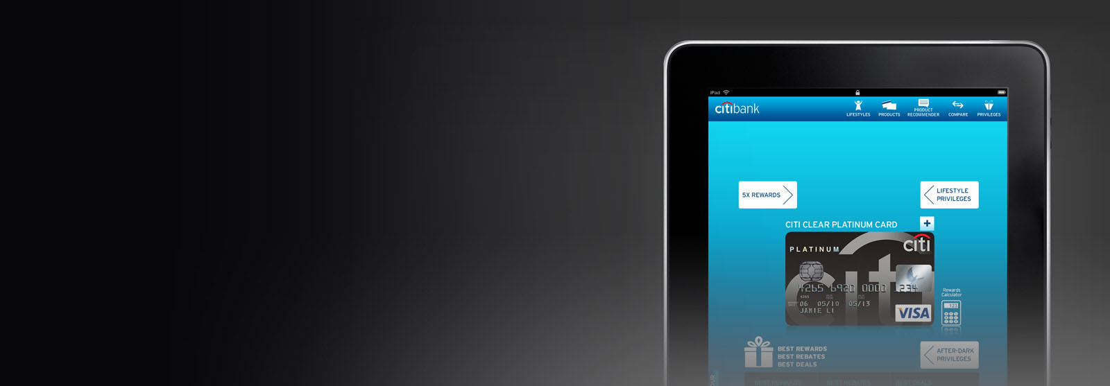 Citibank iPad App